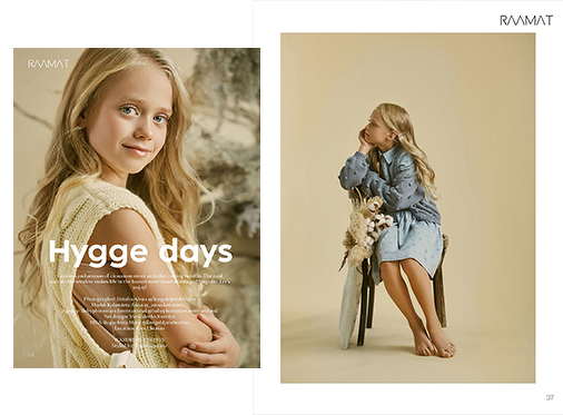 Hygge days. Мила Ганна Коломієць з Babyphotostars у фешн-сторі для RAAMAT Magazine