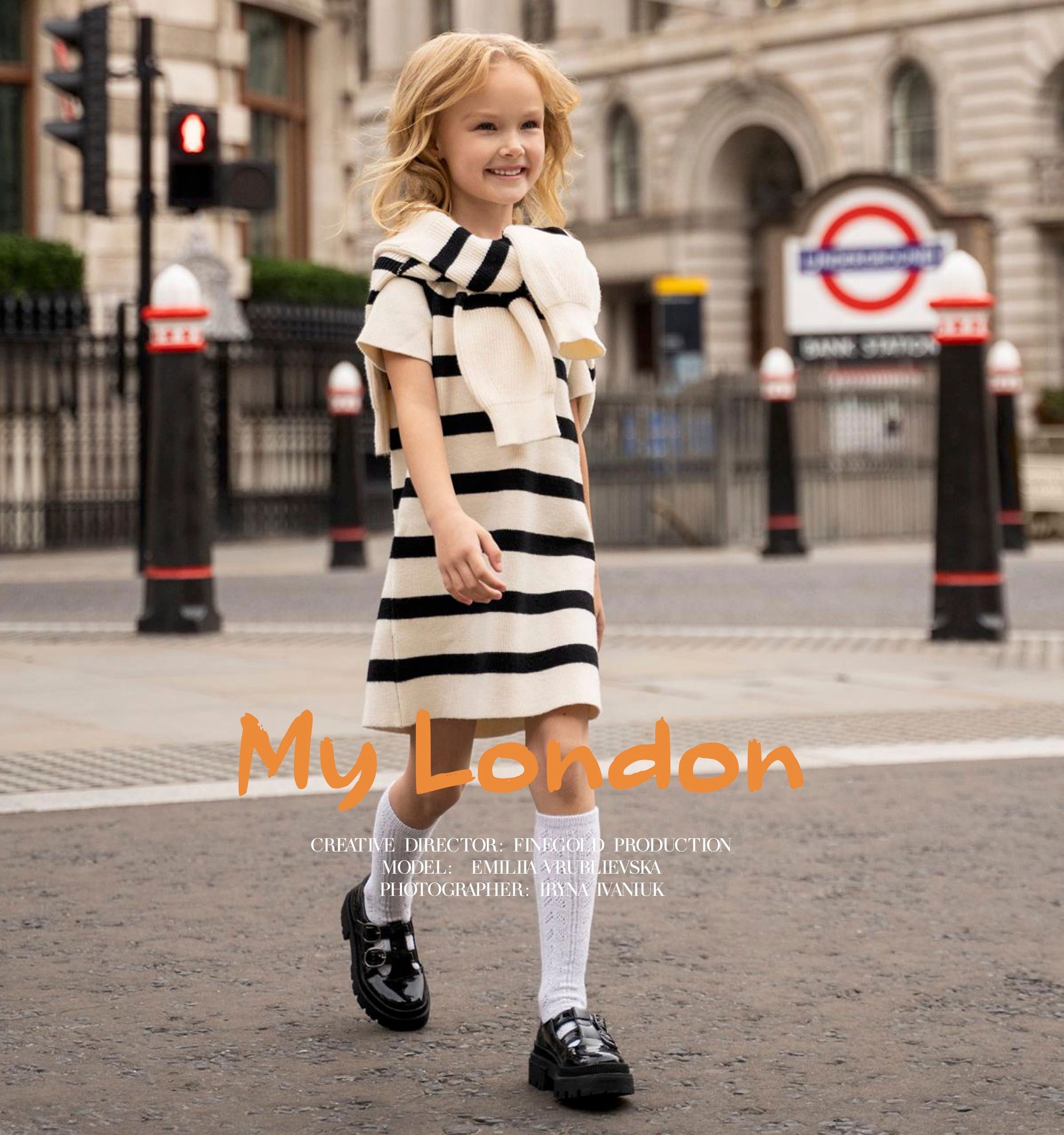 My London. Стильні сторінки видання Lime з Емілією та Олександрою із Babyphotostars 