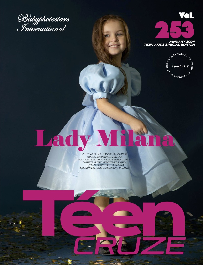 Неповторна Мілана із Babyphotostars на обкладинці видання Teen Cruze 