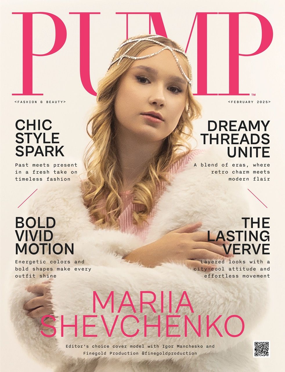 Яскрава Марія із Babyphotostars на обкладинці журналу Pump 